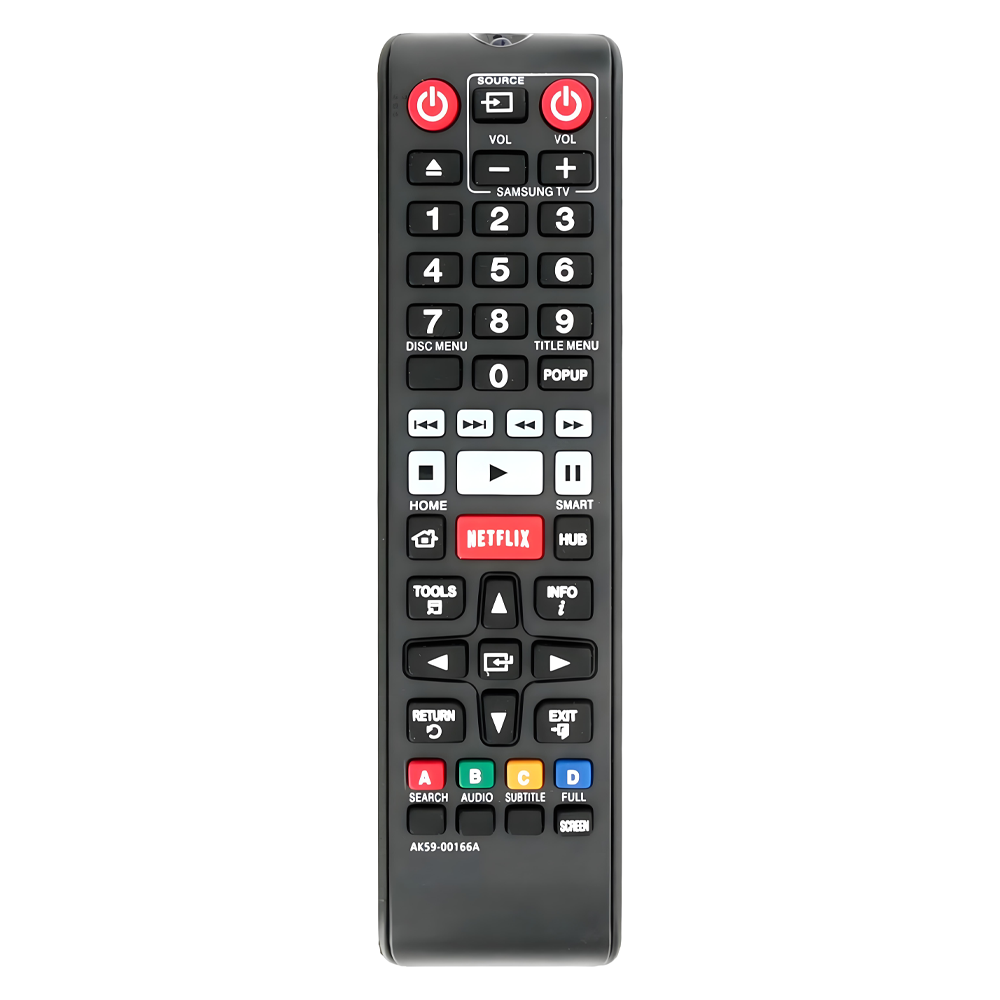 Blu Ray Disc Player - AK59-00166A Afstandsbediening, compatibel met Samsung Blu-Ray