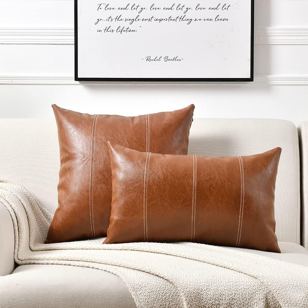 Recliner Sofa Cover - 1 stuk kunstleer sierkussenhoezen dikke grote