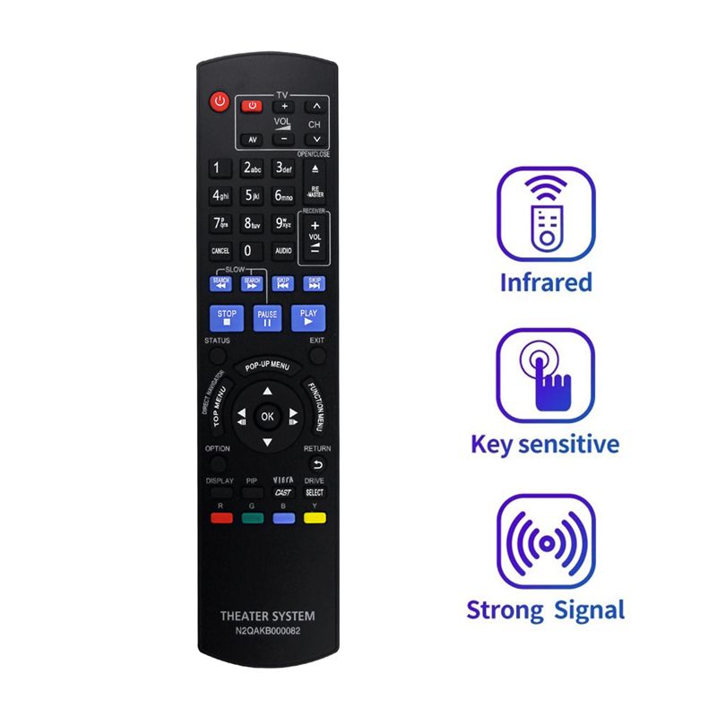 Blu Ray Disc Player - DT21 N2QAKB000082 Vervangende afstandsbediening voor Panasonic