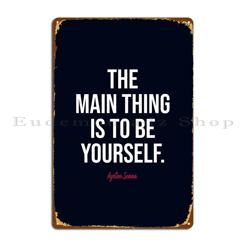 Ayrton Senna Quotes Metal Sign - Home Cinema Quotes recensie en prijs