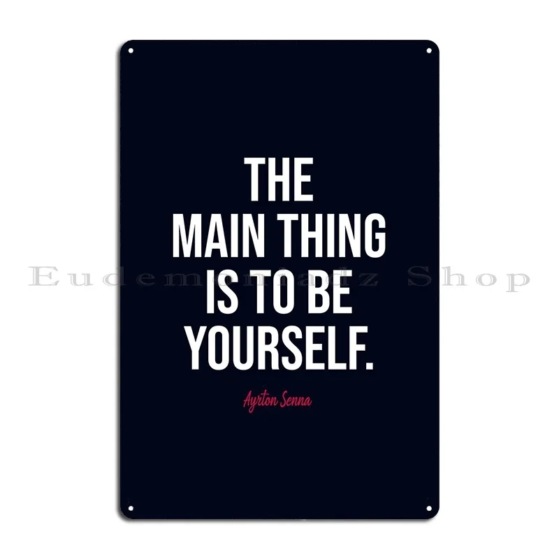 Ayrton Senna Quotes Metal Sign - Home Cinema Quotes recensie en prijs