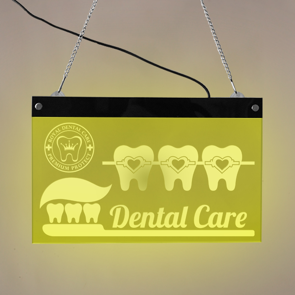 Tandarts Dental Care Led Neon  - Home Cinema Logo recensie en prijs