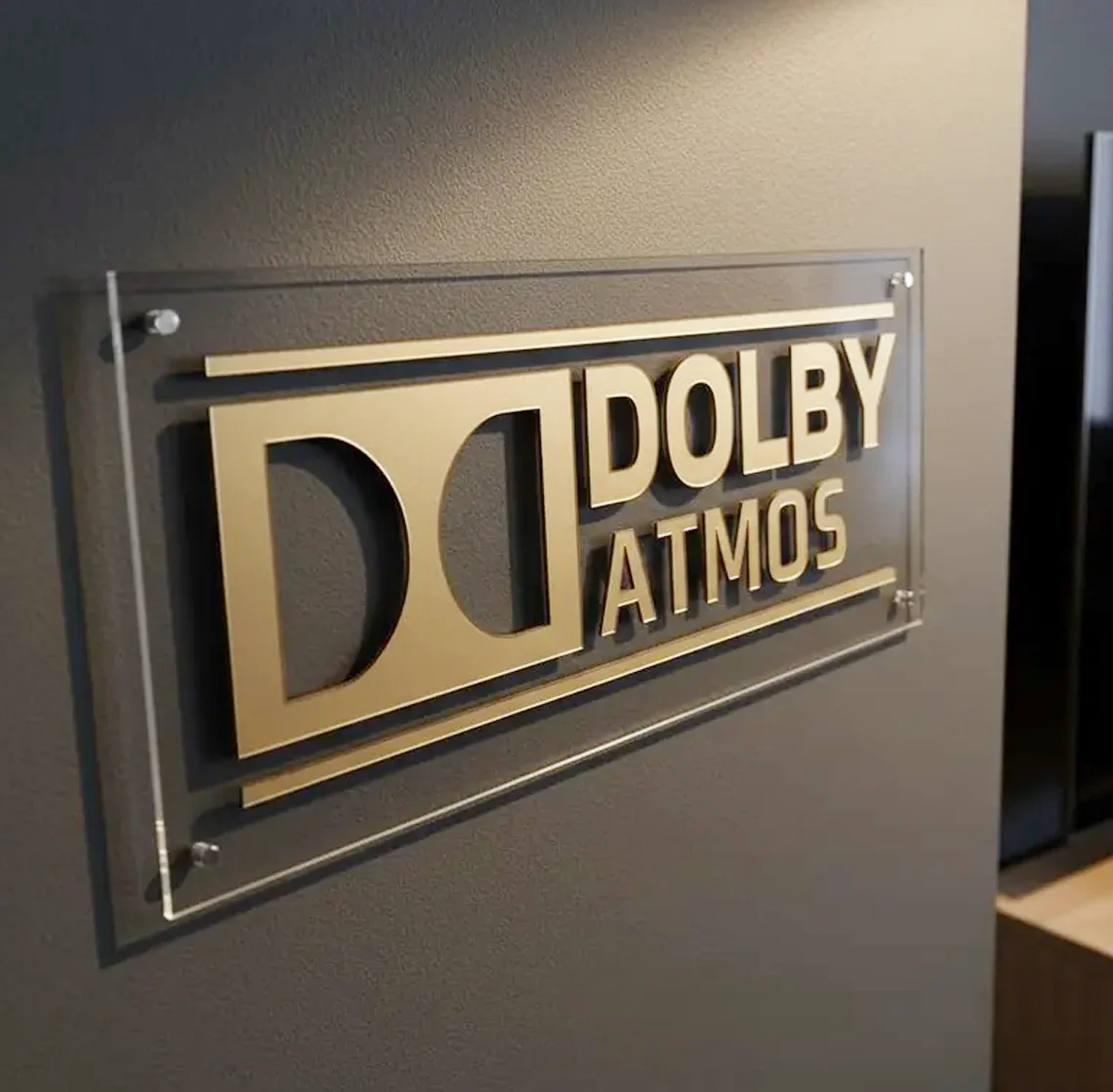 3D Dolby Atmos Helder Acryl Bo - Home Cinema Logo recensie en prijs