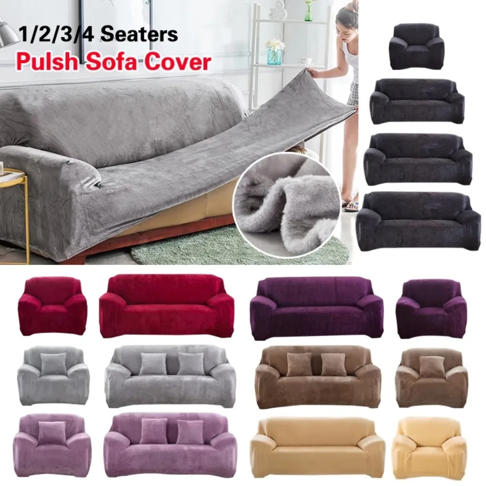 Stretch Fluwelen Bankhoezen vo - Recliner Sofa Cover recensie en prijs