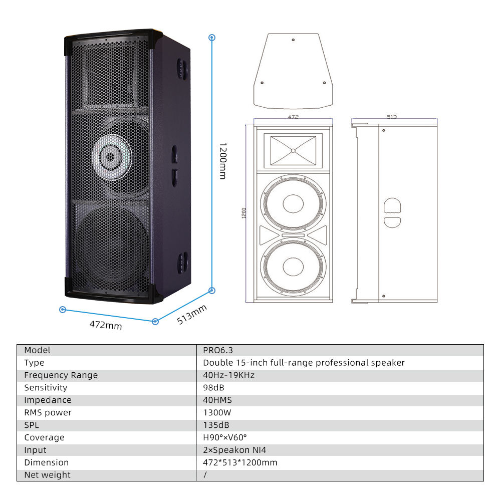 Lane PRO6.3 Nieuwe Aanwinst Zw - Home Theater Speaker recensie en prijs
